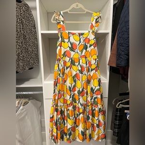 NWT CROSBY by Mollie Burch Becca Dress in Citron